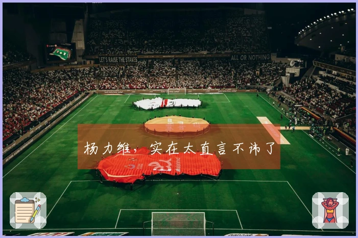 杨力维，实在太直言不讳了